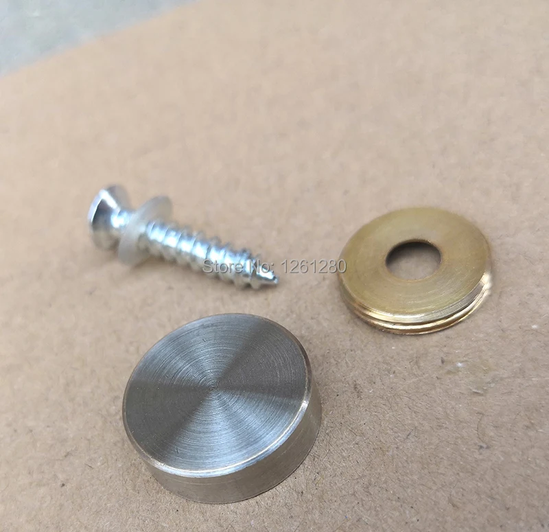 Латунное акриловое зеркало для рекламы 16 мм фиксированный винт бытовая