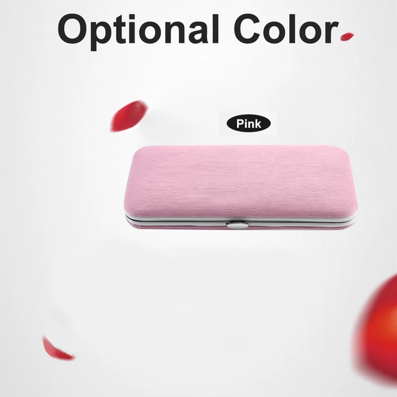 

Silver Stainless Steel Nail Clipper Cutter Trimmer Ear Pick Grooming Kit Manicure Set Pedicure Toe Elegant Nail Art Tools Set