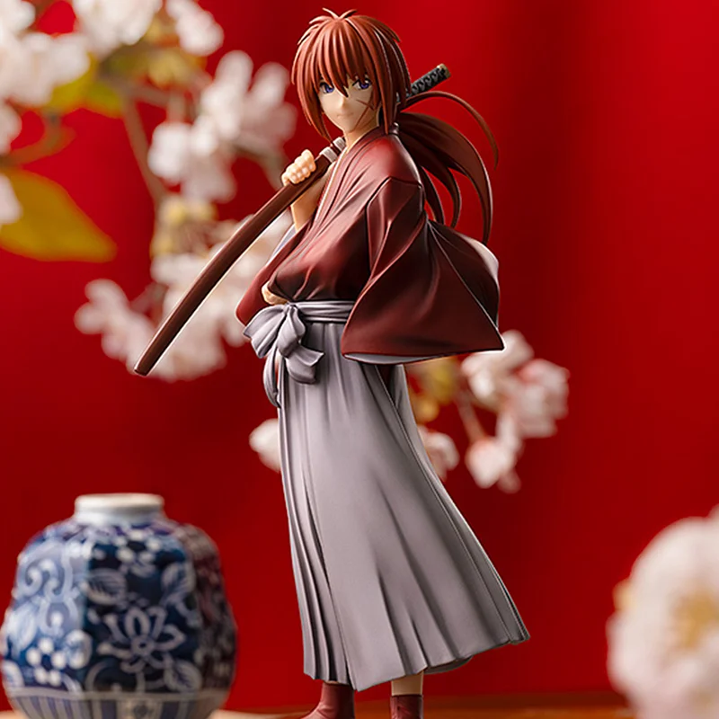В наличии Rurouni Kenshin HIMURA KENSHIN фигурки модели коллекционные игрушки Аниме украшения