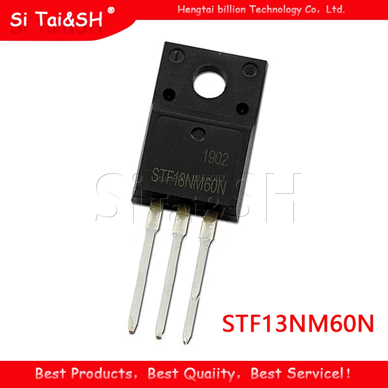 10 шт. STF13NM60N 13NM60N 13NM60 MOSFET N-CH 600V 13A TO-220F | Электронные компоненты и принадлежности