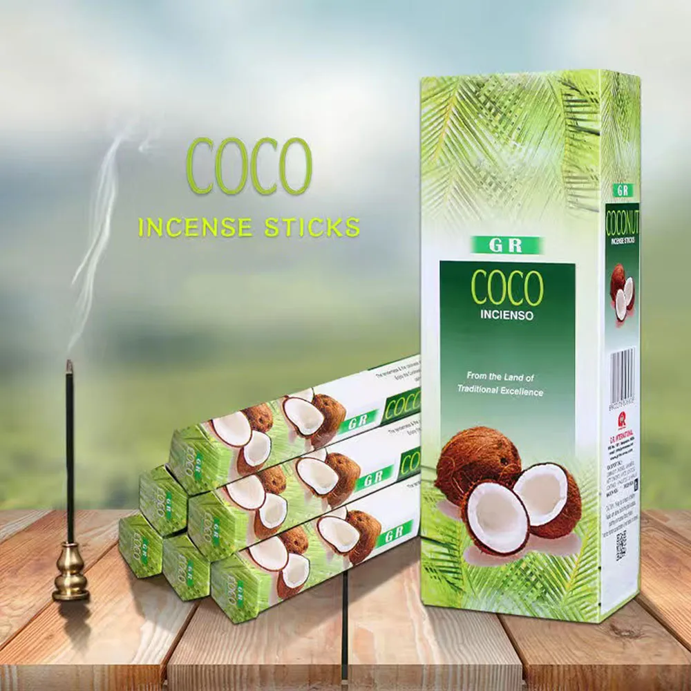 

Artracyse 120 Sticks India Coconut Incense Sandalwood Household Bedroom Toilet Toilet Agarwood Tibetan Line Aromatherapy