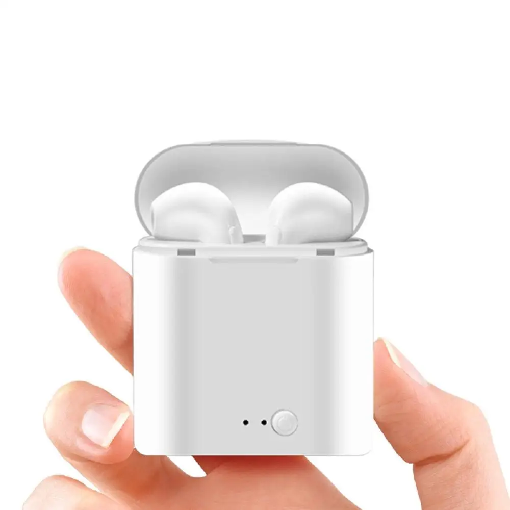 I7S TWS беспроводные Bluetooth наушники в ухо стерео Спортивная гарнитура с портативным