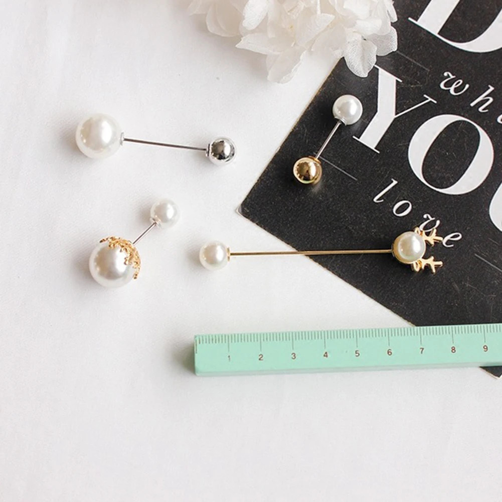 Жемчужная брошь на шарф булавка головной платок шаль для женщин мусульманский