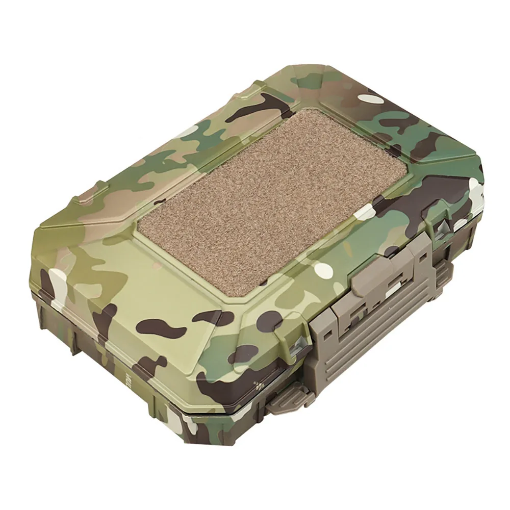 

Tactical Shockproof Safety Case Waterproof Toolbox Airtight Instrument With Foam Lockable Camping Outdoor Storage Packaging Box