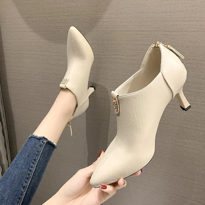 

2021 New Ladies High Heels Fashion Pointed High Heels Wedding Party Women's Comfortable Pumps High Heels Office Women's Shoes