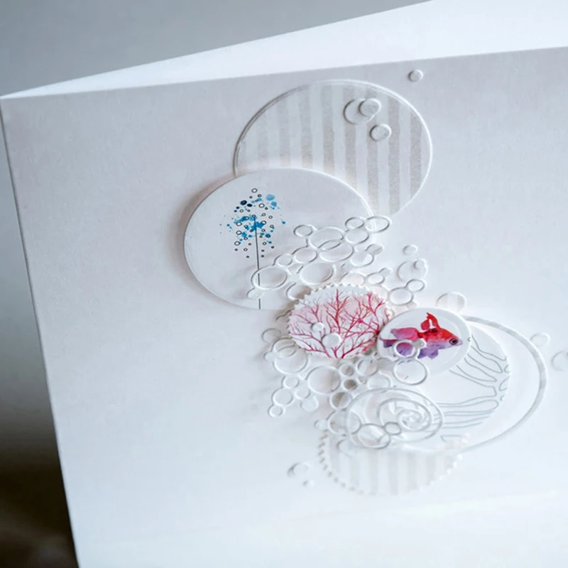 1 шт. круг геометрические металлические режущие штампы трафарет для скрапбукинга