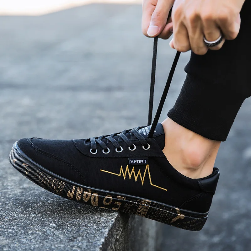 Мужская повседневная обувь оксфорды весна/осень новые модные кроссовки холщовая