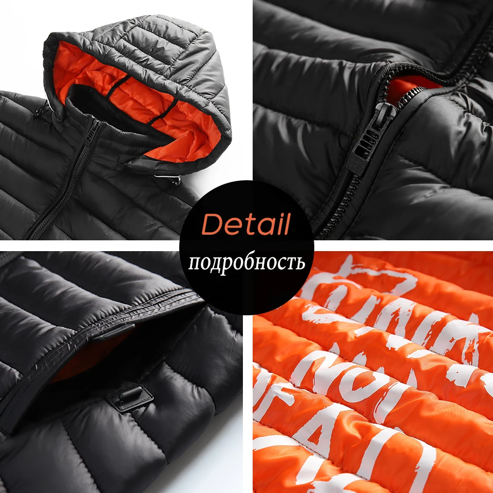 Men's 2021 Autumn Winter Classic Hooded Warm Parkas Jacket Coat Men Outwear Casual Vintage Detachable Hat Outfits Parka | Мужская