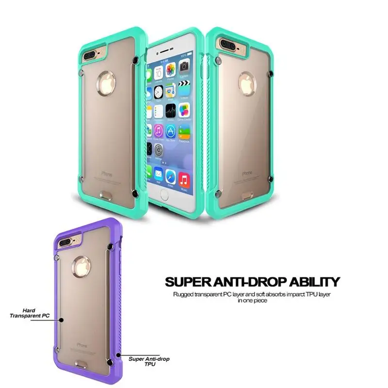 Чехол для iPhone 7 Plus тонкий гибкий резиновый чехол-накладка из плавленого ТПУ