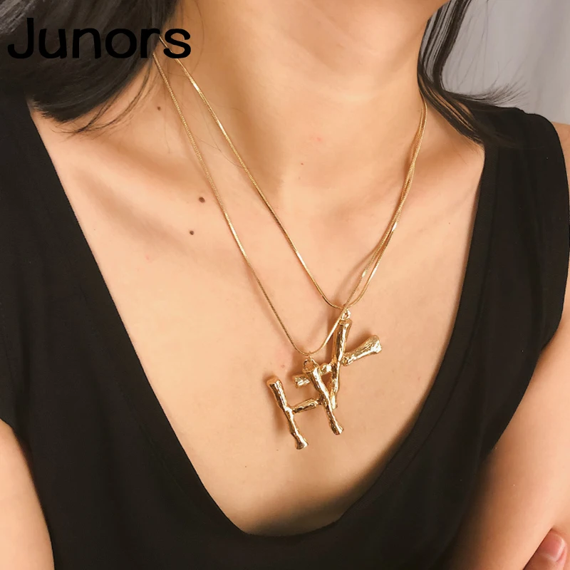 Золотые инициалы буквенные ожерелья женские серебряные цепочки колье с заказным