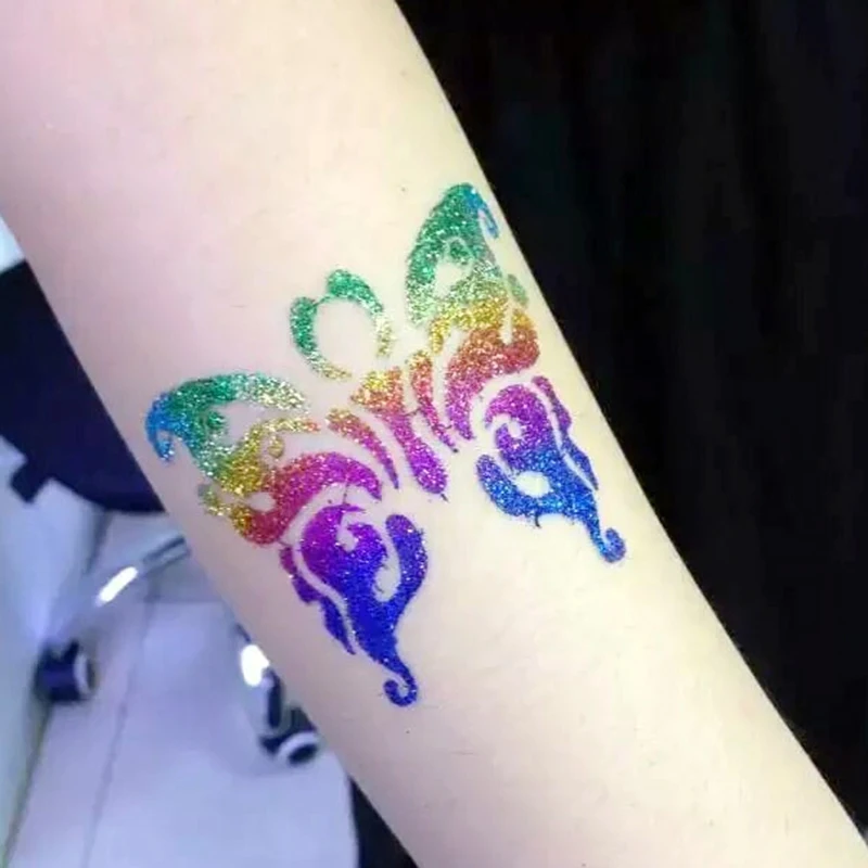 

Poseida 1pcs Tattoo Glitter White Glue Fashion Painted White Glue One-time Suit Glue Tattoo 10ml Tattoo Diamond Colorful V8W7