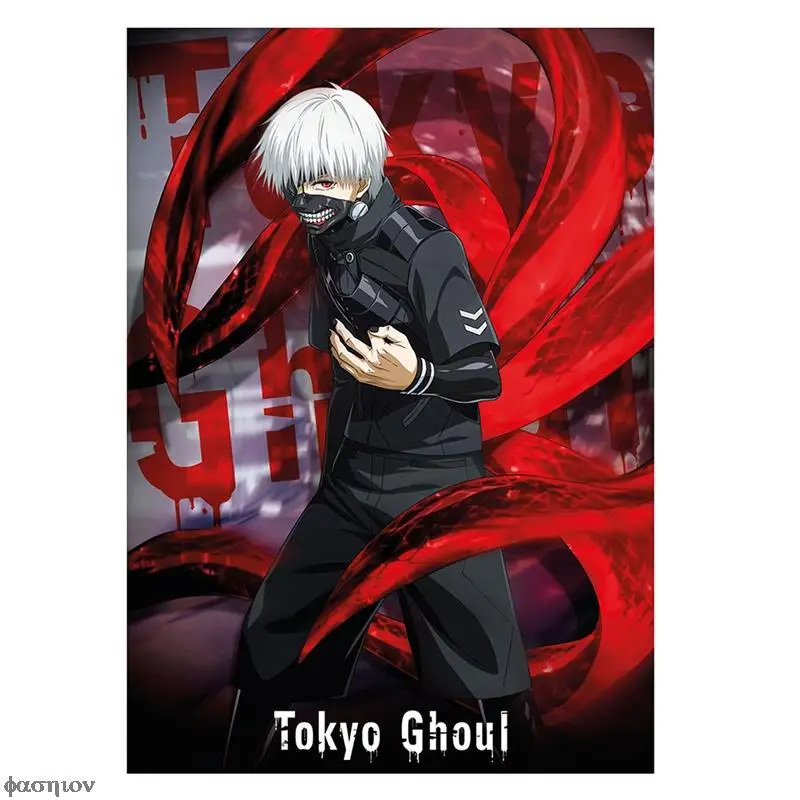 

1 Pcs Hot Sale Tokyo Ghoul Kaneki Ken Anime Maxi Manga Wall Poster Print 42*30cm Home Decoration Wall Art