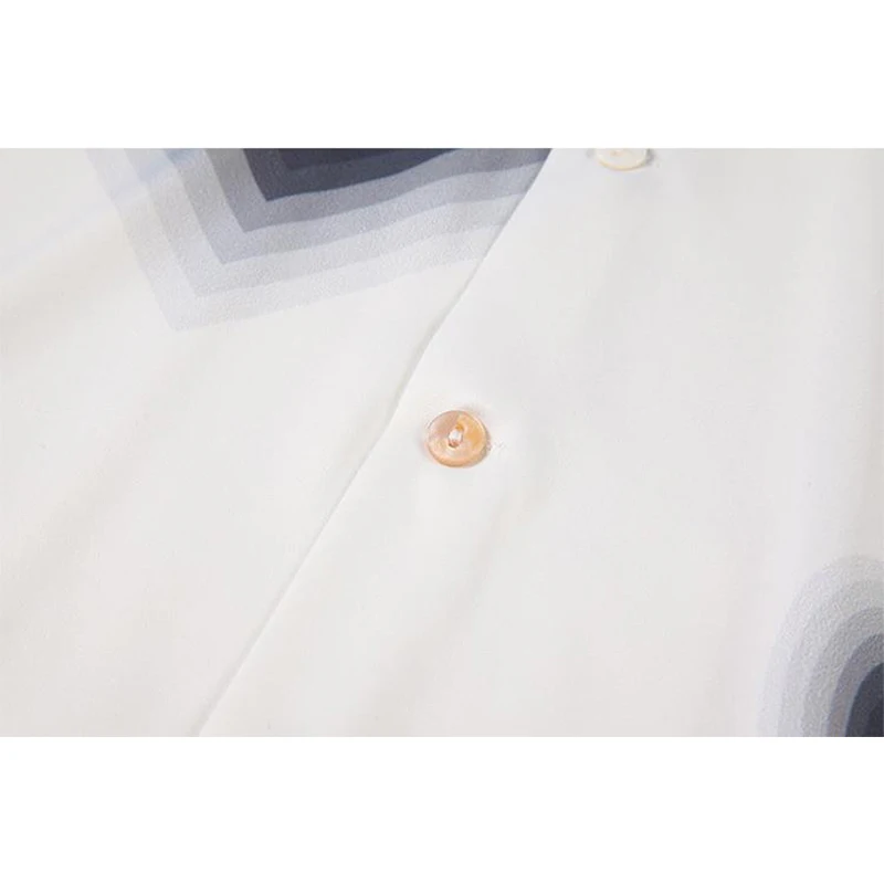 Женская свободная рубашка с коротким рукавом Повседневная Уличная блузка в