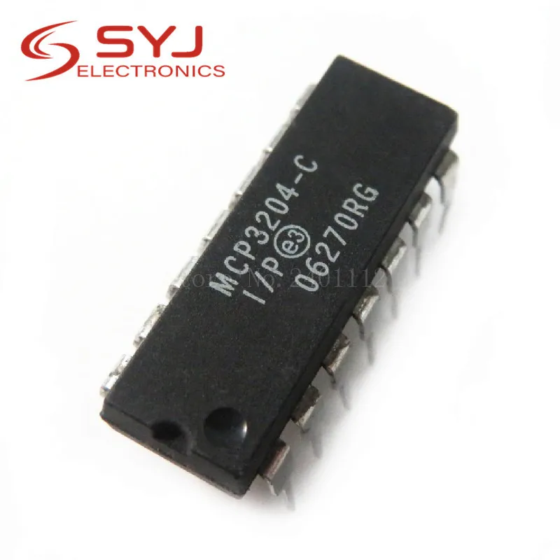 

5pcs/lot MCP3204-CI/P MCP3204 3204 DIP-14 Best quality In Stock