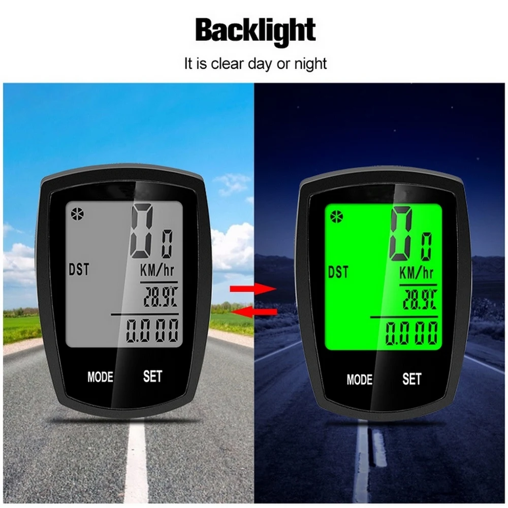 

Bike Computer Bicycle Speedometer Cycling Wired Stopwatch Odometer Computer Waterproof Digital Bike Speedometer Bike Accessories