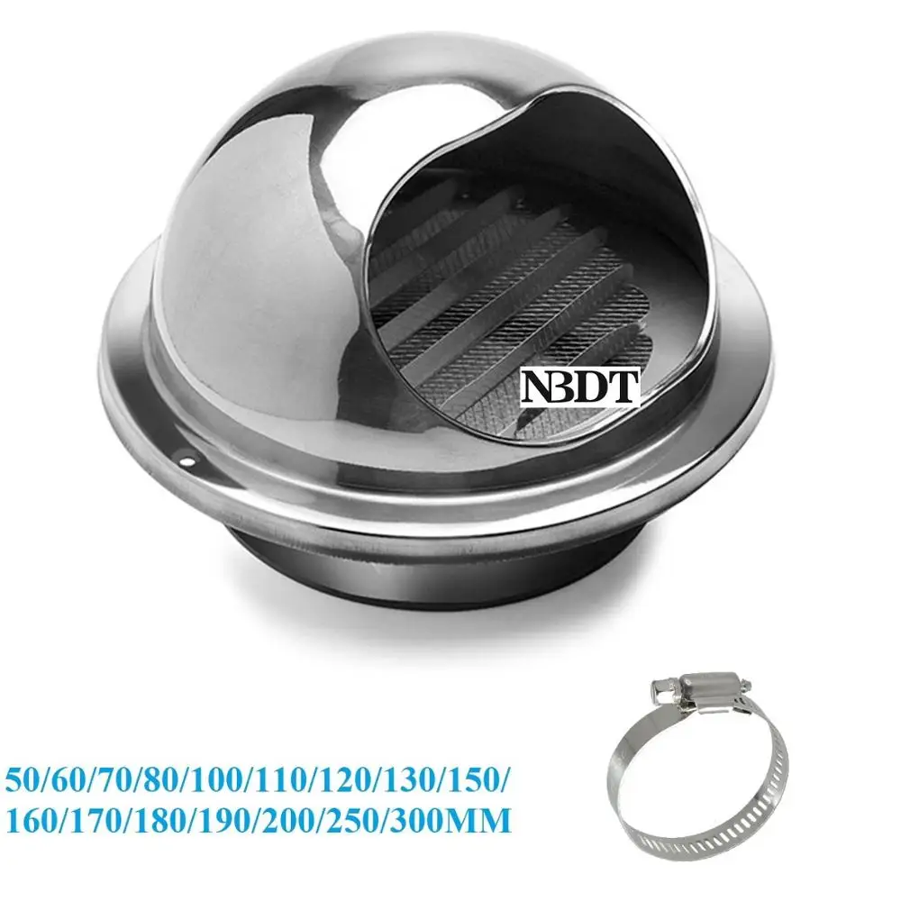 Полированная нержавеющая сталь вентиляционное отверстие бычий нос Soffit