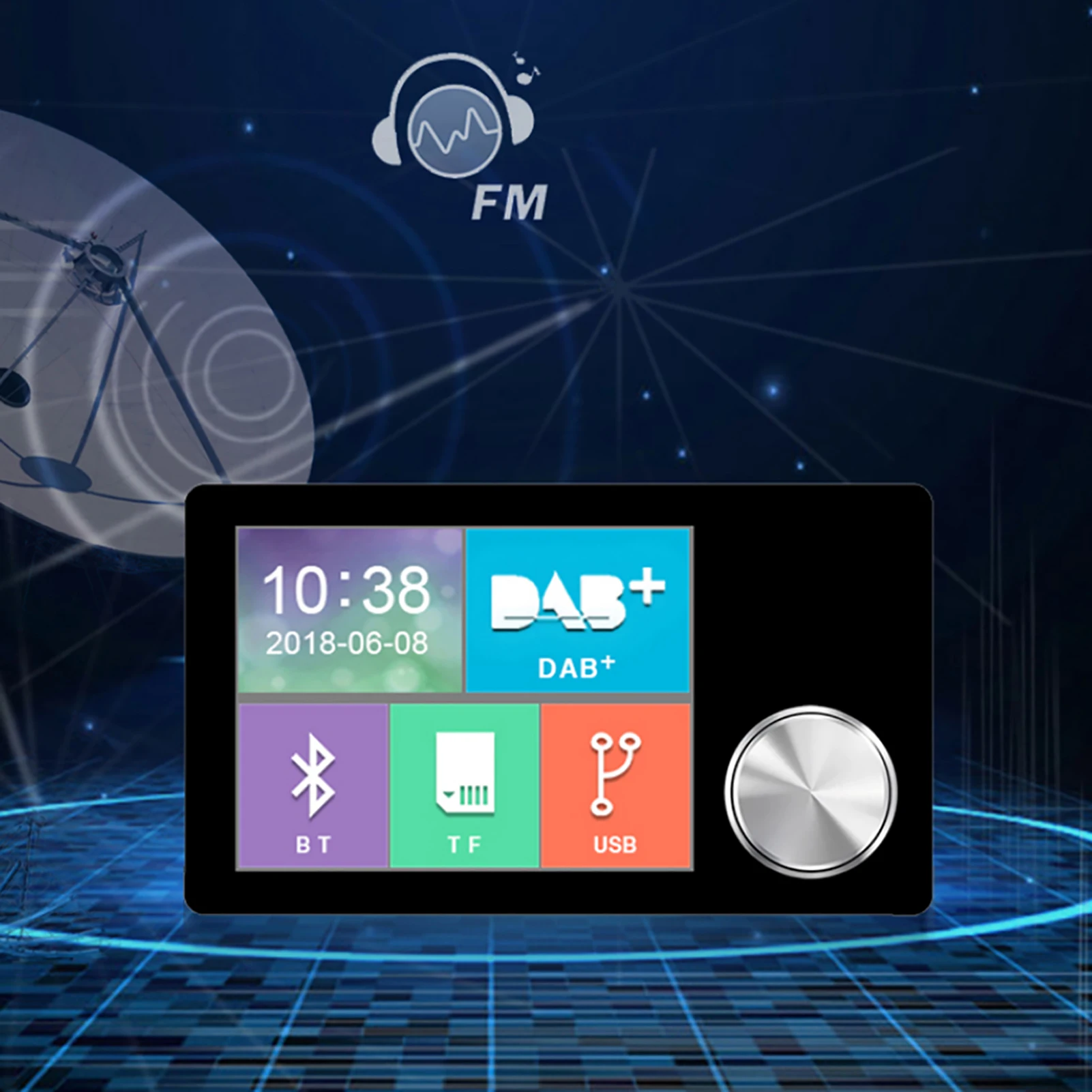 Автомобильный приемник и антенна Dab Plus цифровой FM-приемник для трансляции