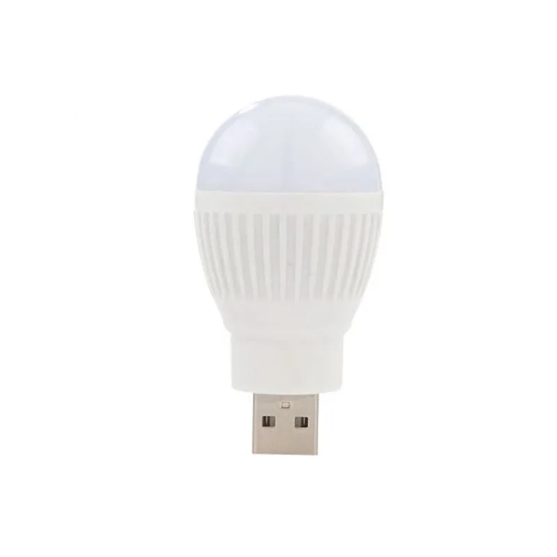

Newest Mini USB LED Light Portable 5V 5W Energy Saving Ball Lamp Bulb For Laptop USB Socket MD7
