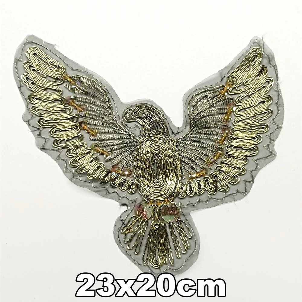 

DIY large embroidery big eagle bird cartoon patches for clothing QR-3177