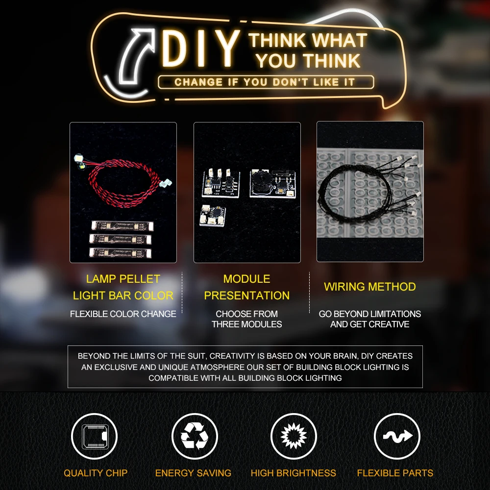 

LED Light Set For 76389 (Only LED Light, No Block Kit)