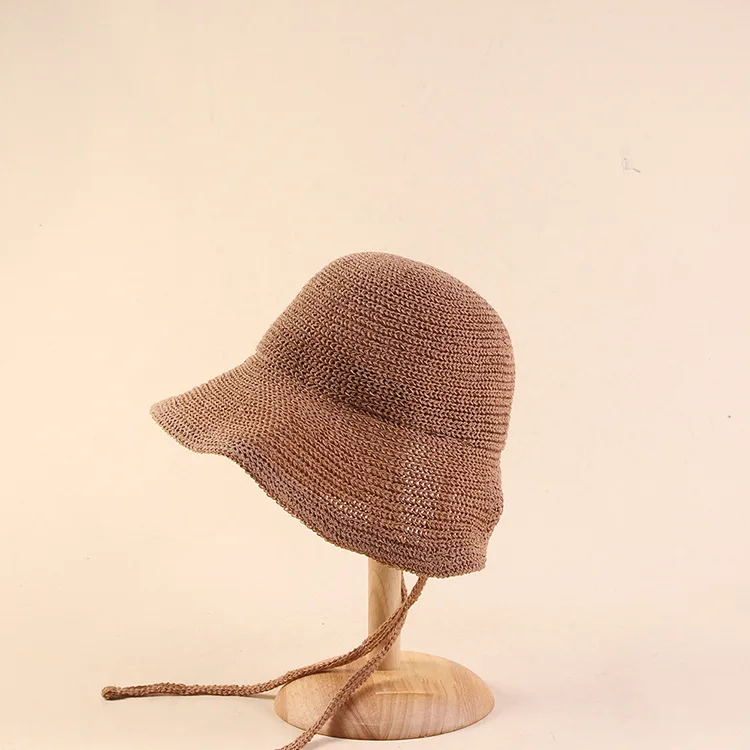 Новый продукт разноцветная Рыбацкая шляпа женская уличная для подбородка с