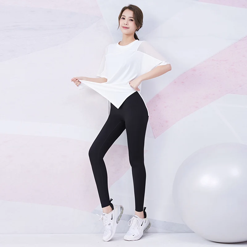 

Women's Sports Set Mesh Yoga Shirt+ Bras+ Seamless Running Leggings+Shorts+Jackets Suit for Female Fitness Workout