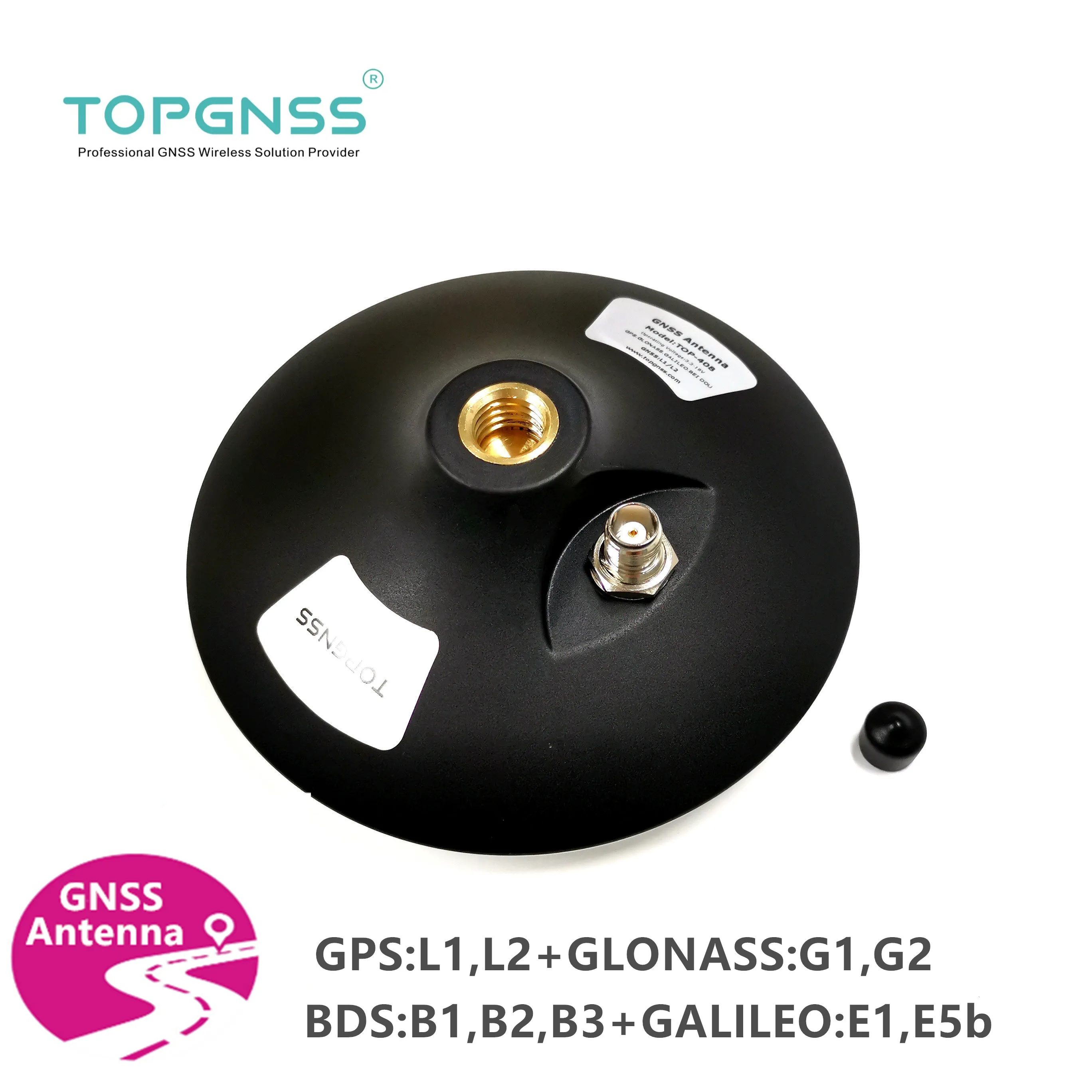 3 V-12 V приемник модуля CORS RTK GNSS антенна gps-антенна Высокая точность GALILEO gps ГЛОНАСС BEIDOU, ZED-F9P, TNC-K TOP408