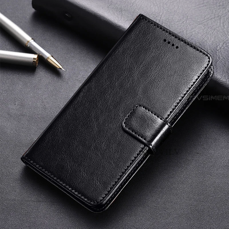 Роскошный кожаный чехол книжка Redmi 6A для Xiaomi 6 Pro мягкий силиконовый из ТПУ