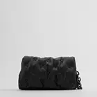 Сумка-Кроссбоди из искусственной кожи, однотонная, с металлической цепочкой, 2021