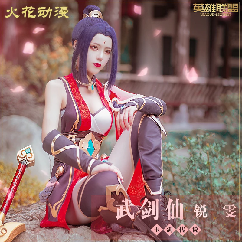 Горячая игра Cos нами Моргана Ривен Косплей Костюм Хэллоуин Рождество новый