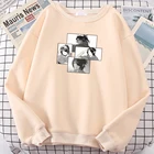 Толстовка мужская оверсайз с аниме принтом атака на Титанов