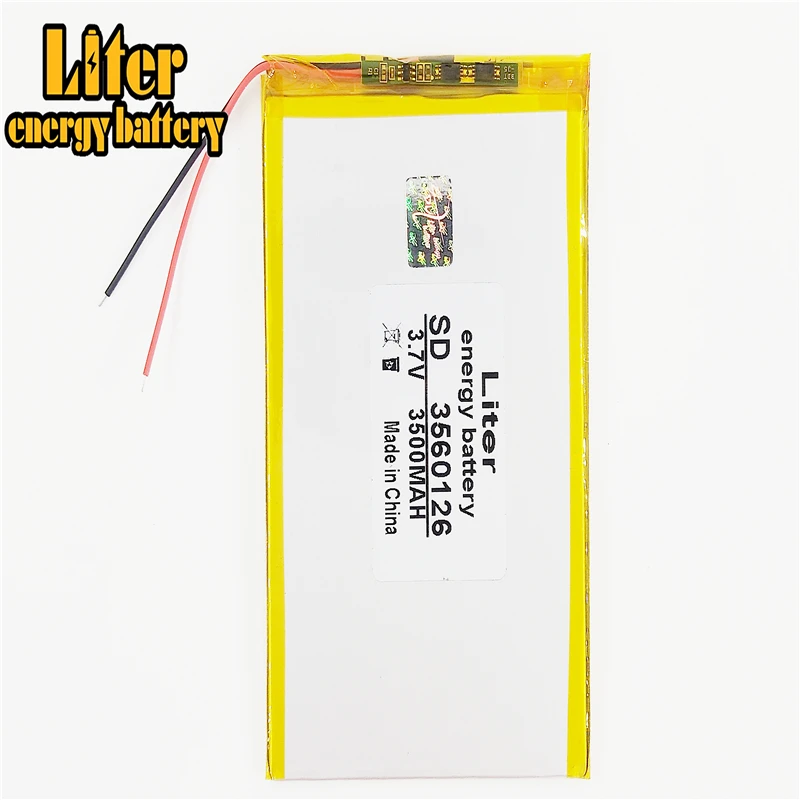 3 7 V литий полимерный аккумулятор планшета 3500 mah 3560126 планшетов DIY mobile power|lithium