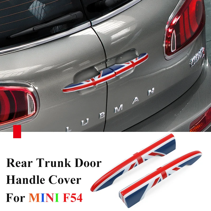 

2 шт., декоративные наклейки на ручку автомобильной ручки, для Mini Cooper One S JCW Clubman F54