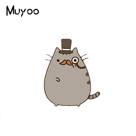 Новинка 2019 забавная акриловая брошь в виде Серого Кота забавные аксессуары для сумок и одежды эпоксидная