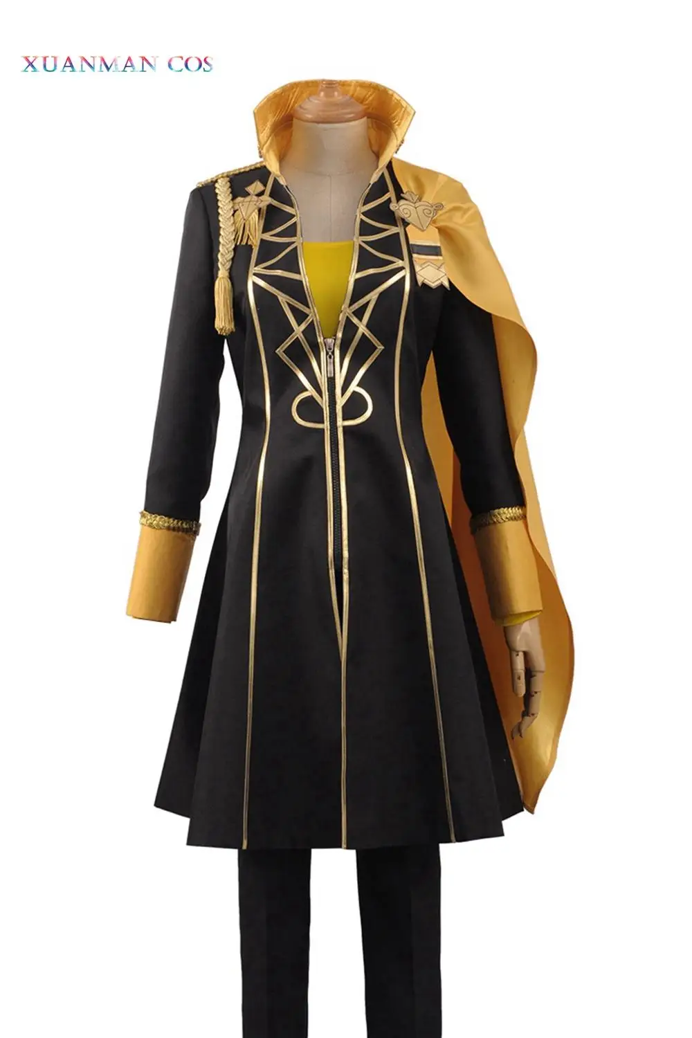 Костюм для косплея Клода Вона регана из трех домов классный черный Тренч штаны