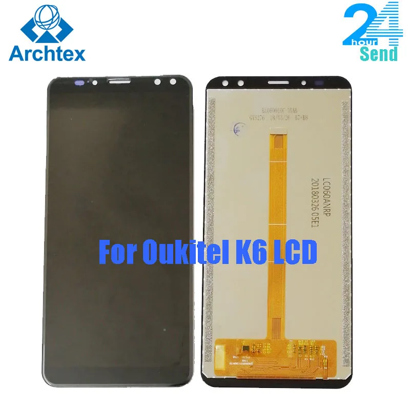 

For Original OUKITEL K6 LCD Display+Touch Screen Digitizer Assembly +Tools 5.99 inch 2160x1080P In Stock