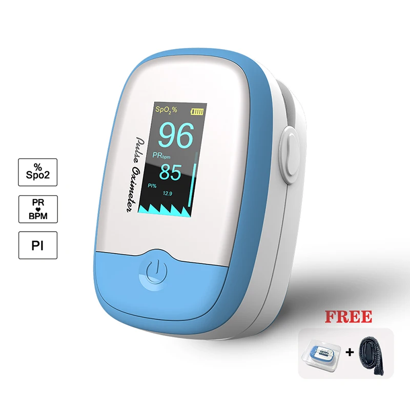 Оксиметр медицинский со светодиодный кой Пульсоксиметр Пальчиковый