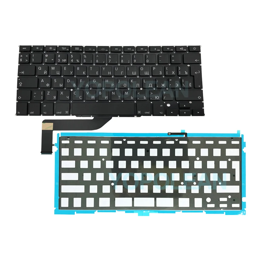 Новая русская клавиатура для Macbook Pro Retina 15 дюймов A1398 2012 2013 2014 2015 | Компьютеры и офис