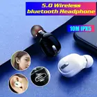 Мини-наушники-вкладыши 5,0, Bluetooth-совместимые, Hi-Fi беспроводная гарнитура с микрофоном, спортивные наушники, стерео звук