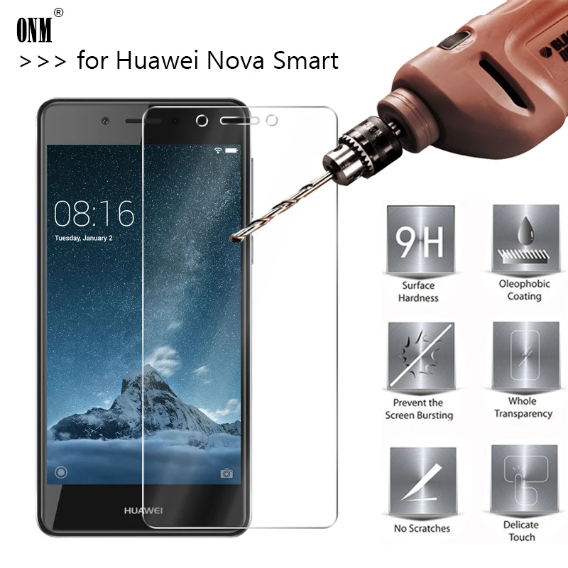 2.5D 0 26 мм 9H Премиум Закаленное стекло для Huawei Nova Smart Screen Protector Защитное Smart|glass for