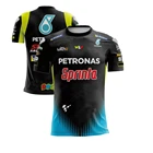 Футболка мужская быстросохнущая, сезон 2021, футболка уличная с принтом Петронас для фанатов гоночной команды, одежда для мотоцикла