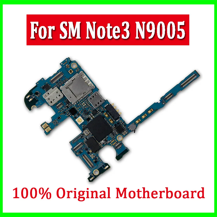 Оригинальная разблокированная материнская плата для Samsung Galaxy Note 3 N9005 N900 с полным