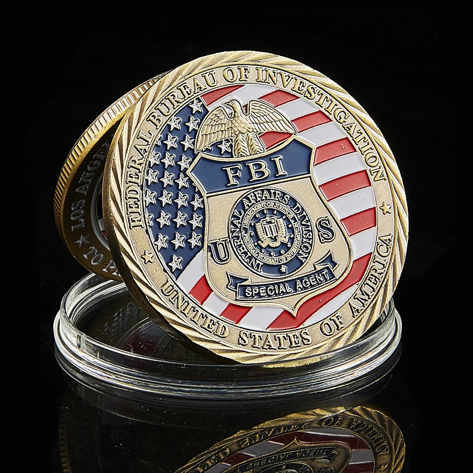 США специальный агент ФБР Hederal Бюро исследований St Michael US Challenge Coin
