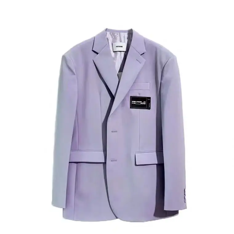 

Solid Color Simple Double-breasted Casual Blazers Jacket Women Oversized Long Jacket Dress Autumn Outerwear Ladies Blazer Coat