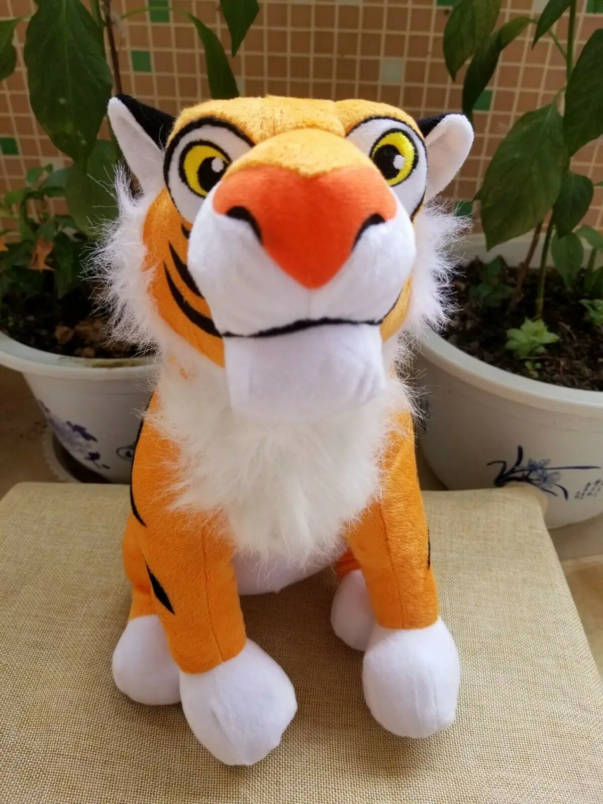 New Aladdin Tiger Rajah Plush For Girls Boys 32CM Kids Stuffed Animals Toys Children Christmas Gifts | Movies &amp TV
