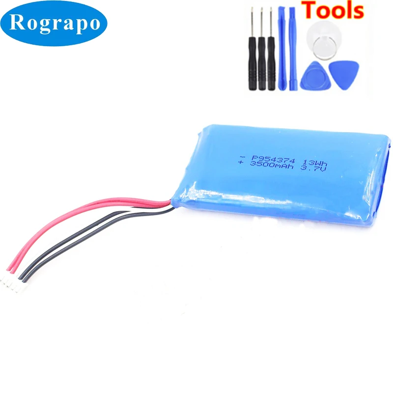 

New Battery For Harman Kardon Onyx Mini Wireless Bluetooth Speaker Accumulator 3.7V 3500mAh Rechargeable Batterie 5-wire Plug