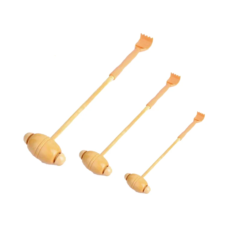 

Double hand live hammer wooden massage hammer Health massage hammer knock hammer knock back hammer fitness hammer