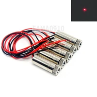 5pcs dot focusable 650nm 30mw 3 5v red laser diode module 12x35mm w driver in