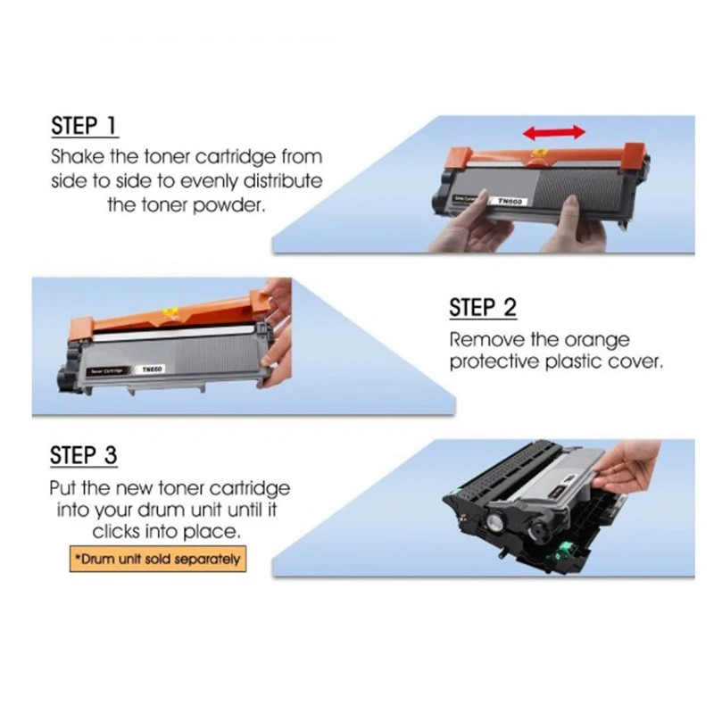 2 упаковки тонер-картридж совместимый с HL-L2300D L2365DW TN660 TN630 TN2320 TN2310 TN2375 TN2335 TN2350 TN2330 -