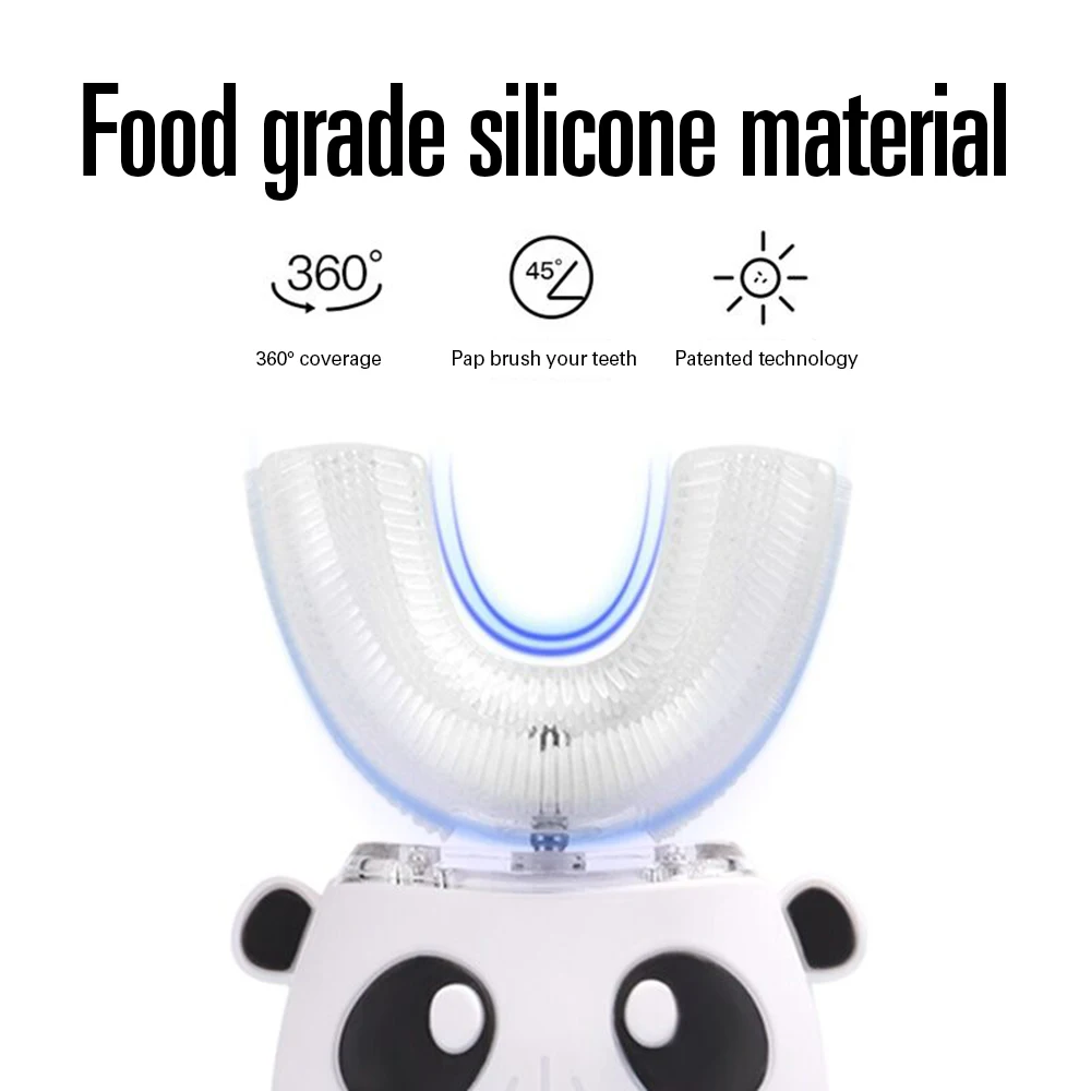 Зубная щетка Azdent электрическая ультразвуковая 360 градусов с сисветильник